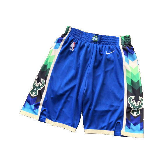 PANTALONCINI DA BASKET – BLU/BIANCO/VERDE