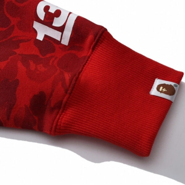 BP Hoodie Shark Camo Red - Image 5