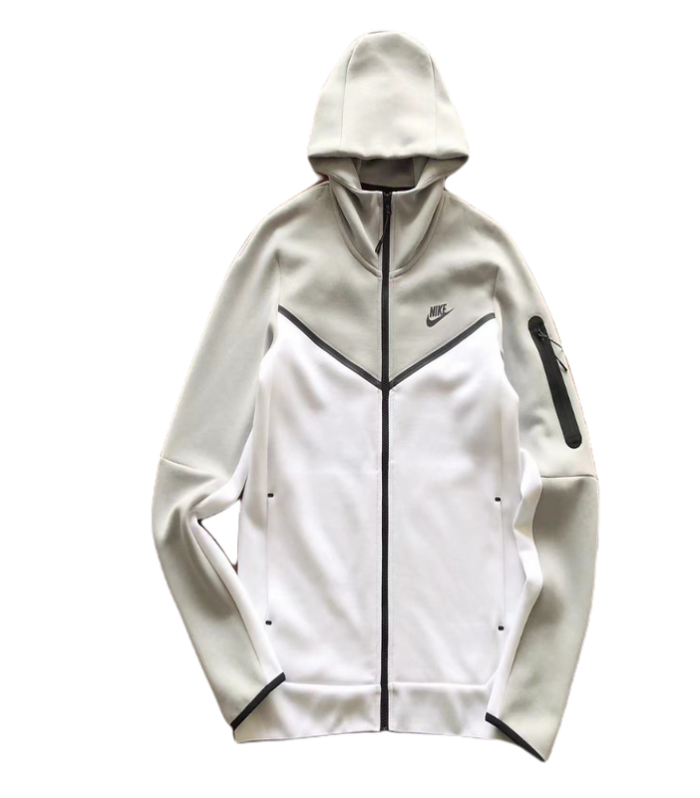 TECH FLEECE – lITTLE GREY/WHITE (completa)