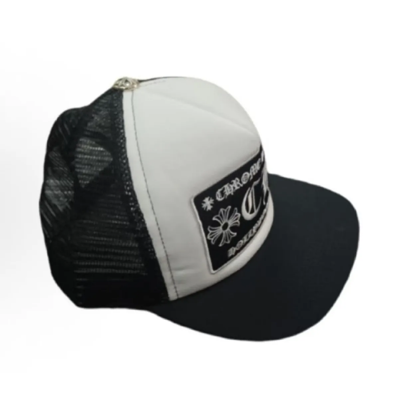 CHRM HRTS CH Hollywood Trucker Hat Black White - Image 3
