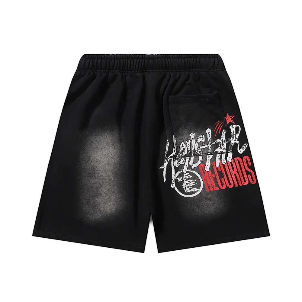 HSTR Records Funny Smiley Face Shorts - Image 2