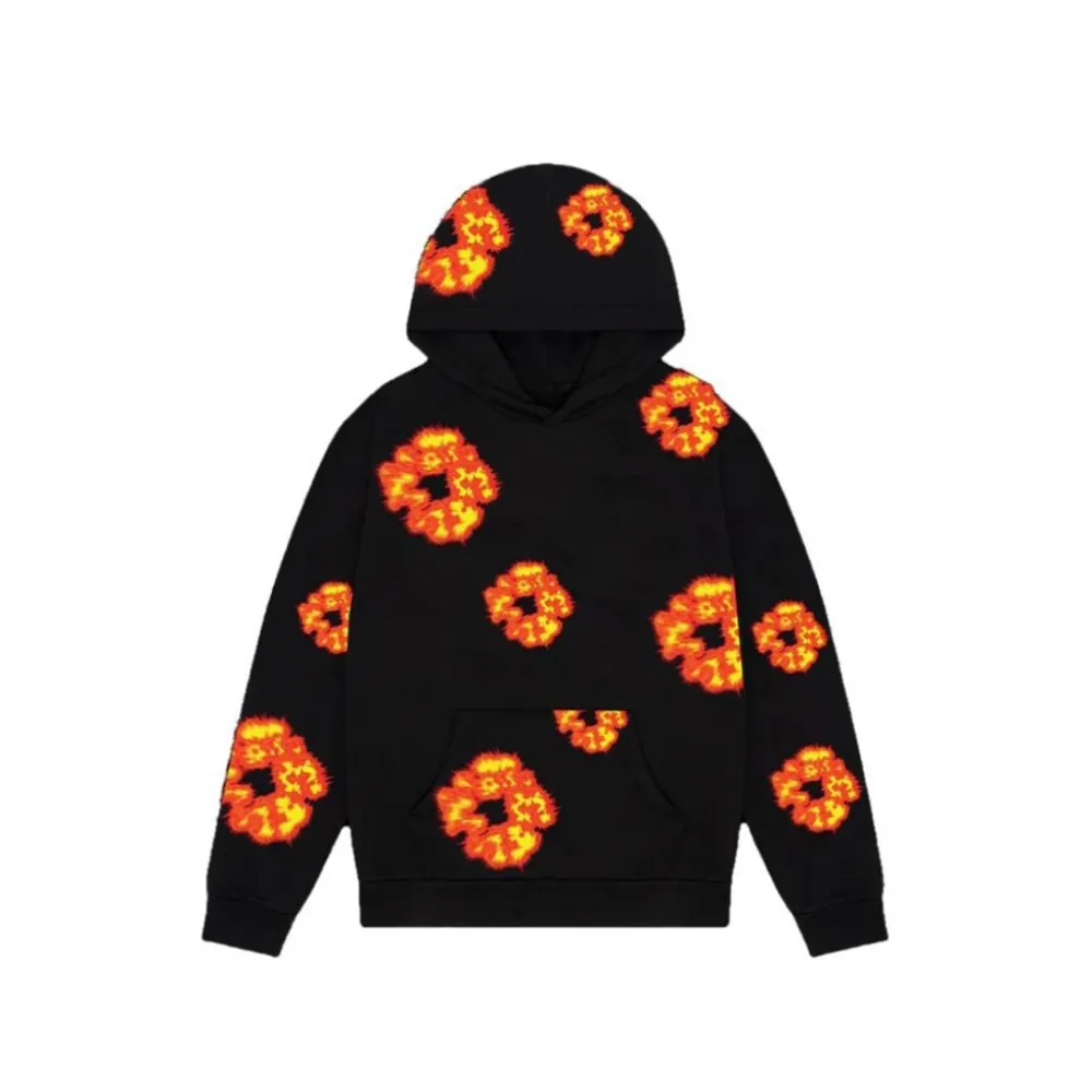 DNM TRS x Offset Wreath Hoodie Black