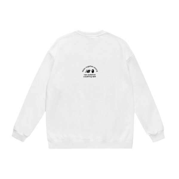 BP x NB Logo Sweatshirt White - Image 2