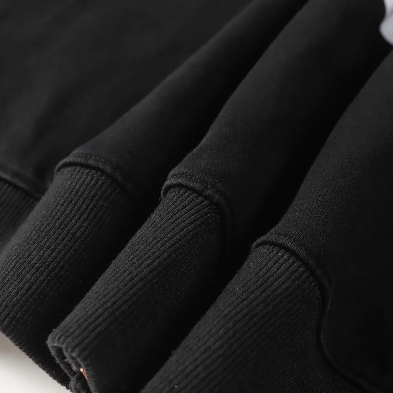 HLSTR Black Logo Full Zip Hoodie - Image 9
