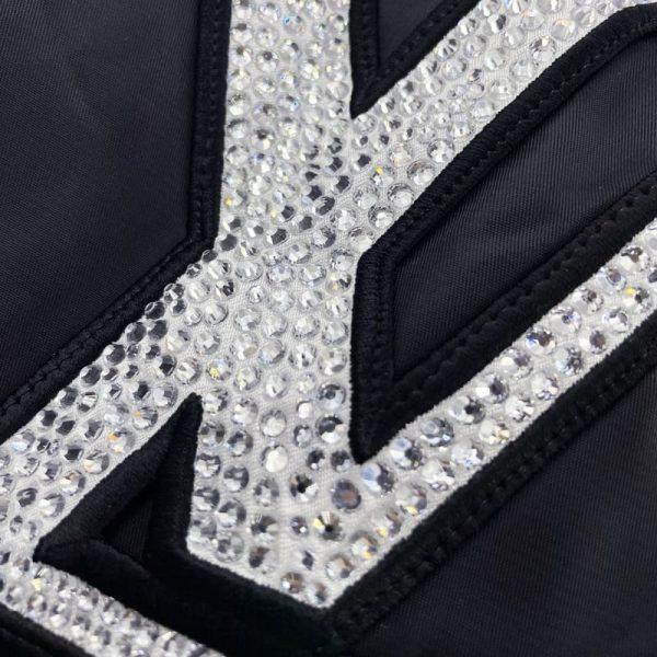 LV Jacket Lovers’ Nylon Crystal Baseball - Image 8