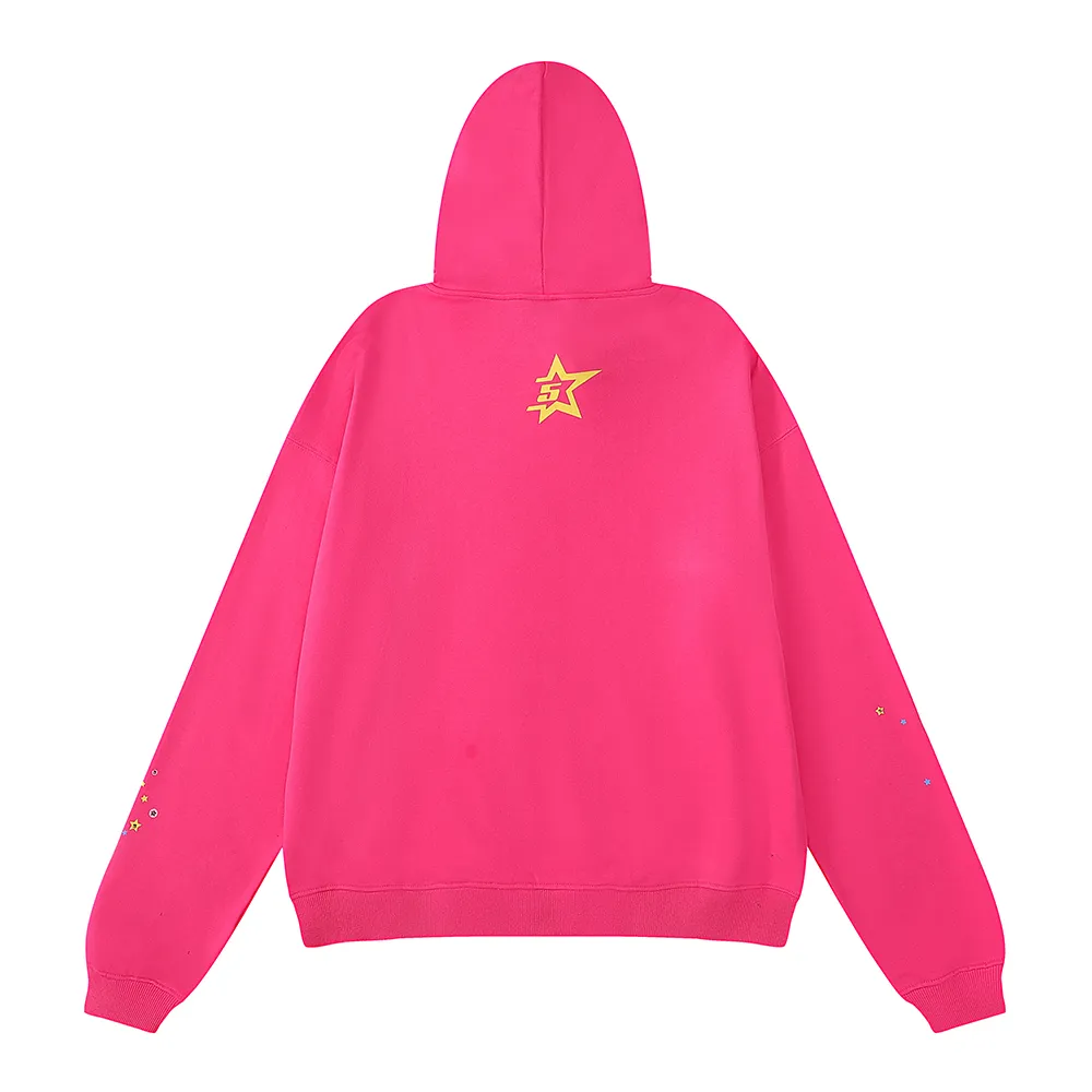 SPDR Young Thug Punk Hoodie Pink - Image 3