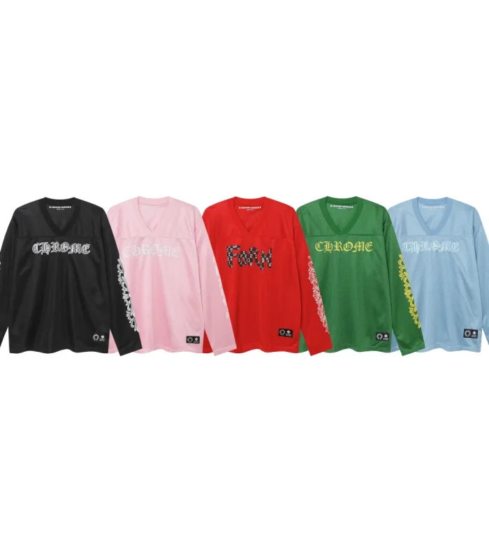 CHRM HRTS Hearts Love You Mesh Warm Up Jersey Pink/Black/Red/Green/Blue