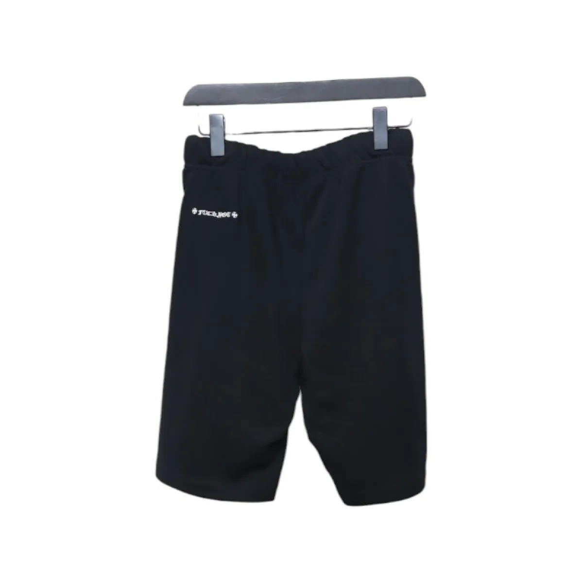 CHRM HRTS Embroidery Shorts All Black - Image 2