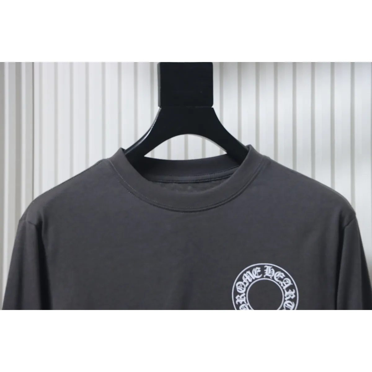 CHRM HRTS Matty Boy Shoulder Logo Crewneck Dark Gray - Image 5