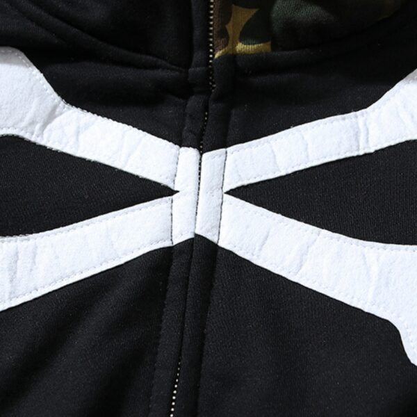 BP Hoodie Shark Skull Full-Zip Camo - Image 6