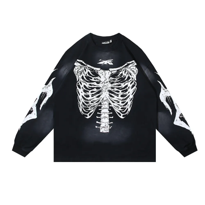 HLSTR Skeleton Long-Sleeve T-Shirt