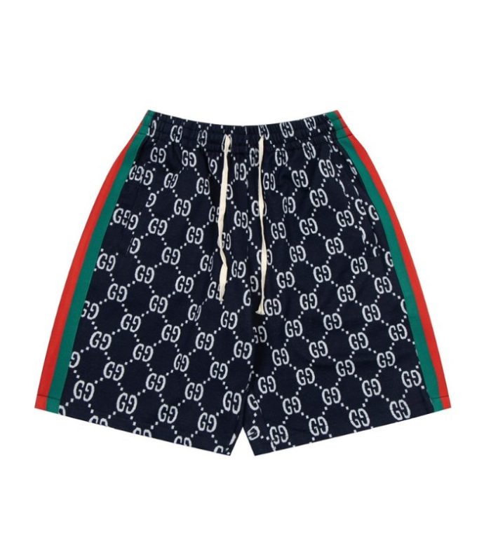 GG Shorts Monogram Stripe Navy