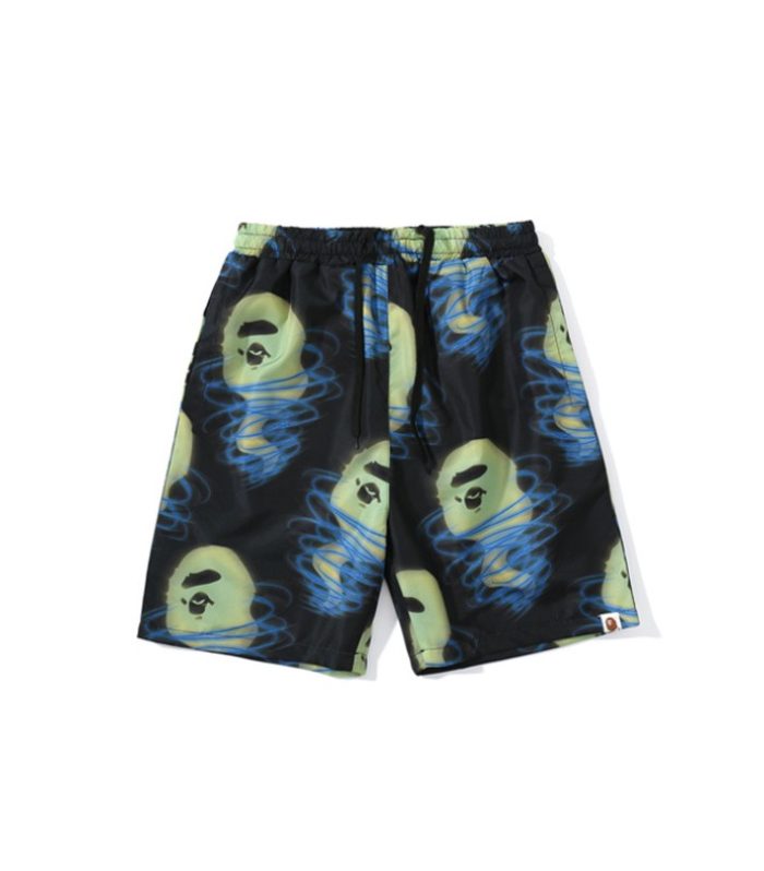 BP Shorts Glow-In-The-Dark Spiral Print