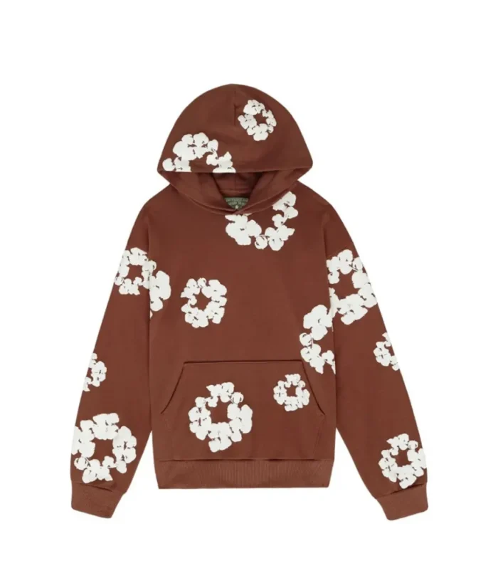 DNM TRS The Cotton Wreath Sweatshirt Royal Brown