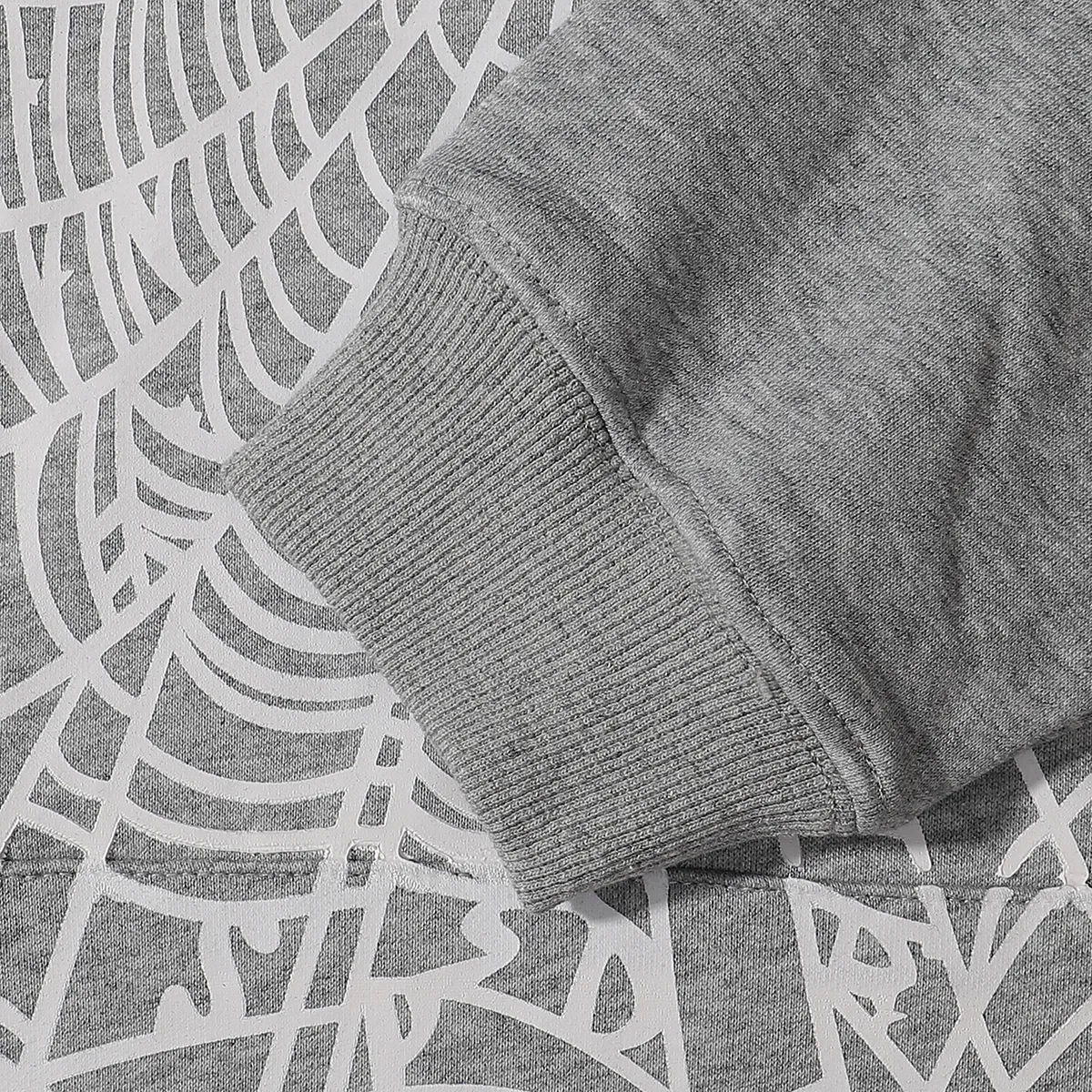 SPDR OG Web Hoodie and Sweatpant Set Grey - Image 10