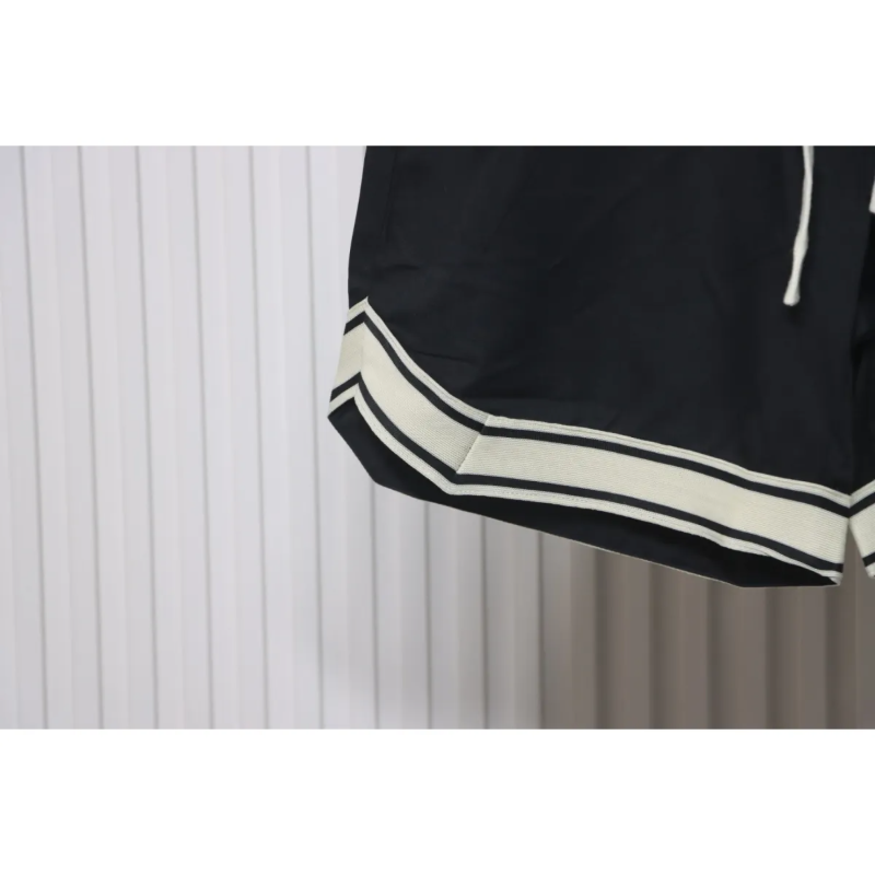 CHRM HRTS Sanskrit Embroidery Shorts Black - Image 5