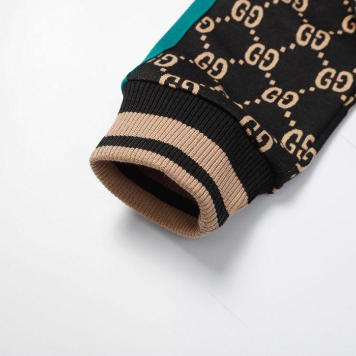 GG hoodie Track Monogram Black GC105 - Image 7