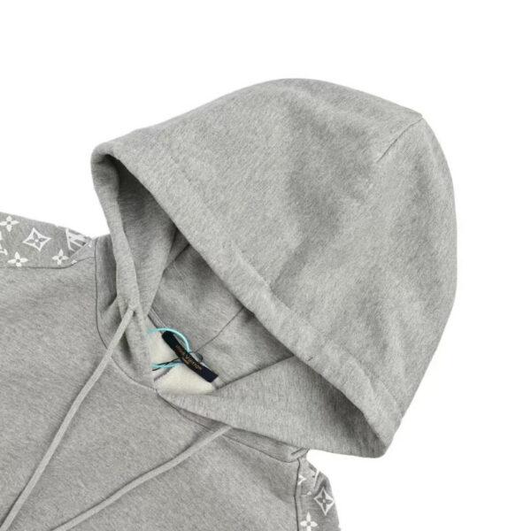 LV Hoodie Monogram Grey - Image 3