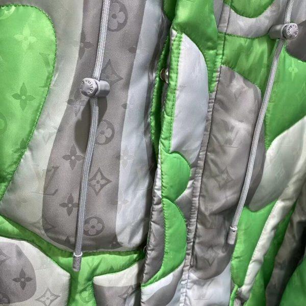 LV Jacket Patchworked Portrait Puffer - Image 10
