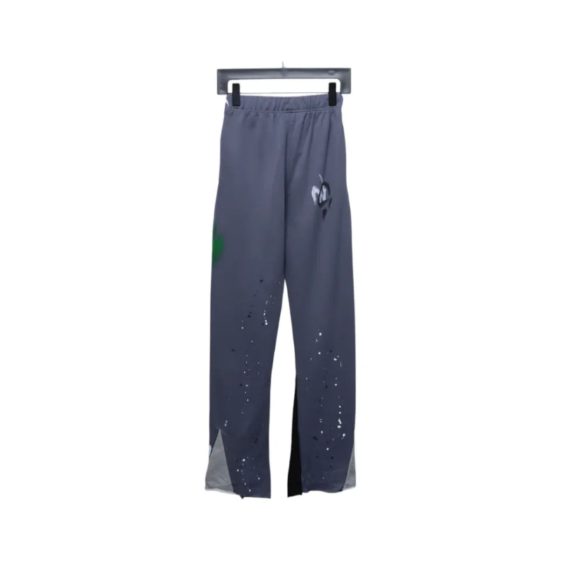 GD Graffiti Splatter Sweatpants Dark Gray - Image 2