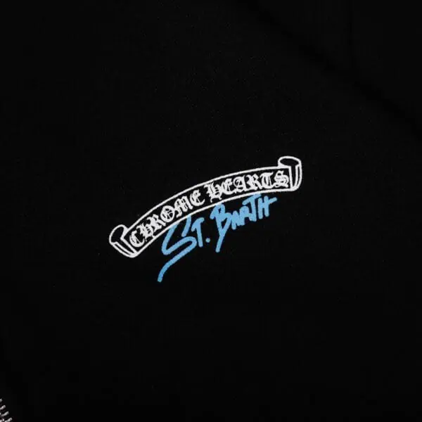 CHRM HRTS Hoodie St. Barth Black CH082 - Image 5