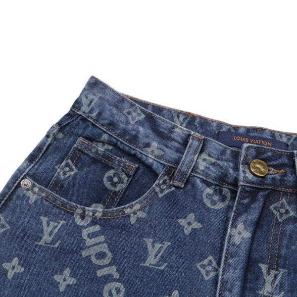 LV X SPRM Pants Monogram Denim - Image 3