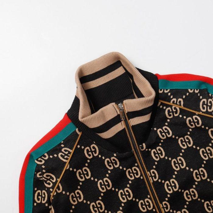 GG hoodie Track Monogram Black GC105 - Image 3