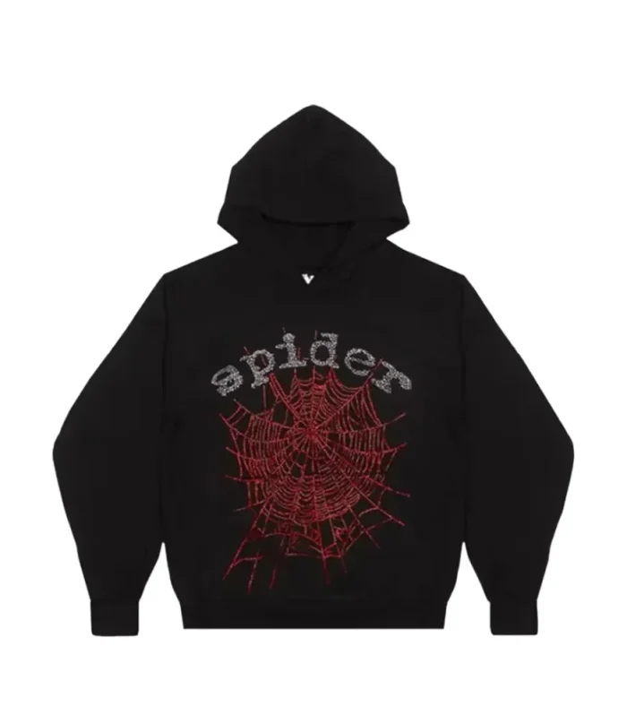 SPDR OG Rhinestone Logo Hoodie Black