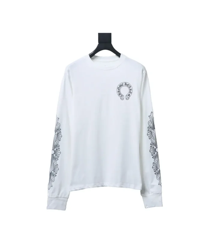 CHRM HRTS Matty Boy Shoulder Logo Crewneck White