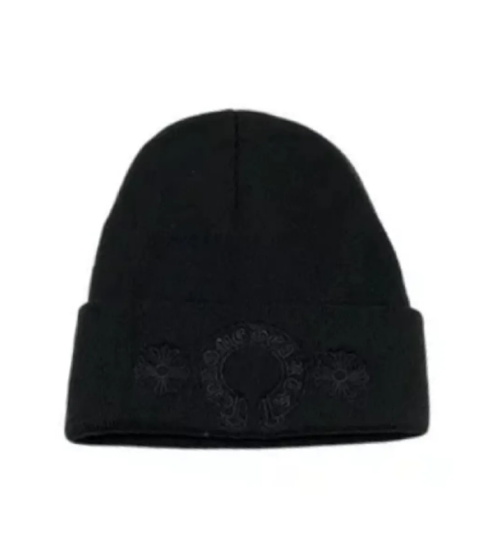 CHRM HRTS Horseshoe Black Beanie
