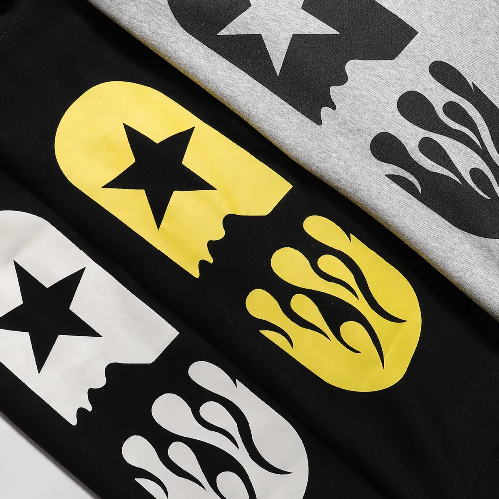 HLSTR Hoodies Black Yellow/Gray/Black White - Image 2