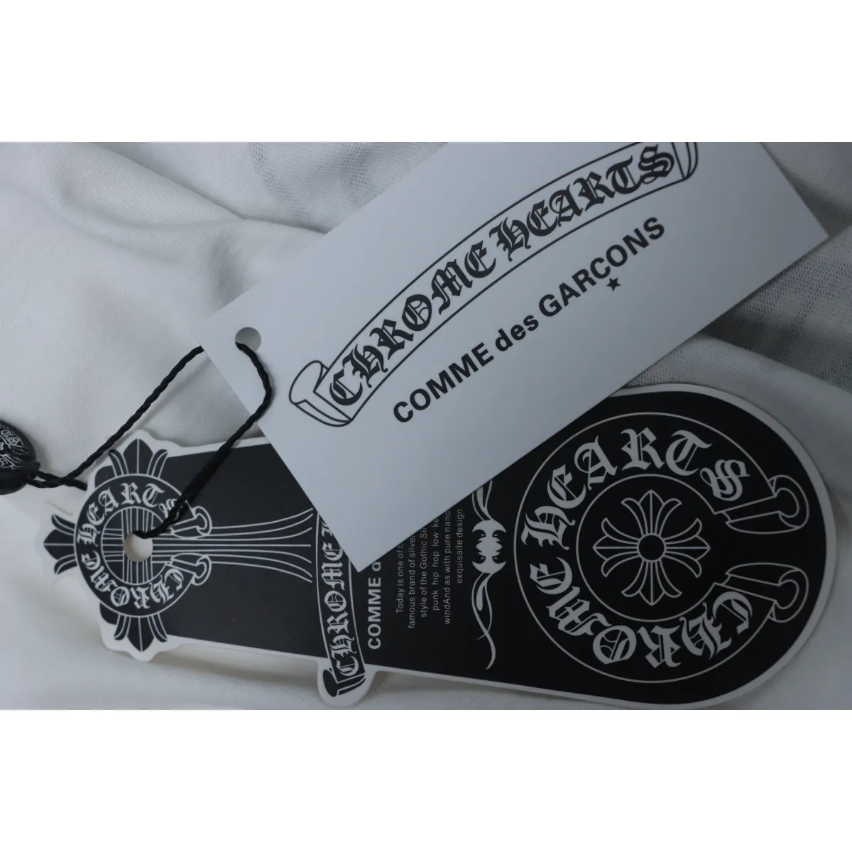 CHRM HRTS Los Angeles Excluisve Long Sleeve T Shirt White - Image 2